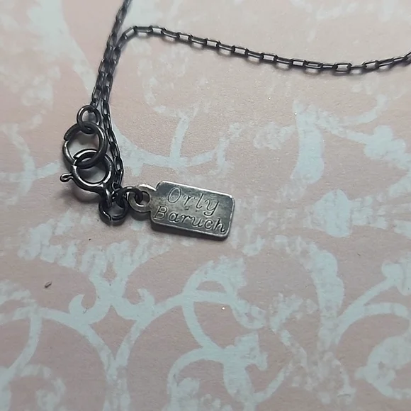 Elegant Silver Cross & Saint Christopher Pendant Necklace By Orly Baruch - Picture 3 of 6